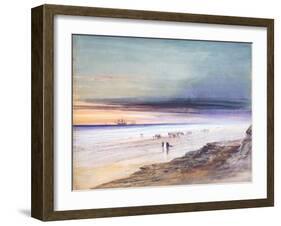 Beach Scene, c.1865-James Hamilton-Framed Giclee Print