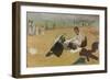 Beach Scene, C. 1869-Edgar Degas-Framed Giclee Print