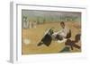 Beach Scene, C. 1869-Edgar Degas-Framed Giclee Print