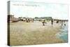 Beach Scene, Cape May, New Jersey-null-Stretched Canvas