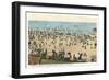 Beach Scene, Chicago, Illinois-null-Framed Art Print