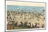 Beach Scene, Chicago, Illinois-null-Mounted Art Print