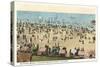 Beach Scene, Chicago, Illinois-null-Stretched Canvas