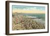 Beach Scene, Coney Island, New York City-null-Framed Art Print