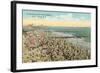 Beach Scene, Coney Island, New York City-null-Framed Art Print