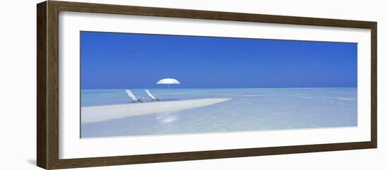 Beach Scene, Digufinolhu, Maldives-null-Framed Photographic Print