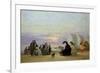 Beach Scene, Evening, 1864-Eugène Boudin-Framed Giclee Print