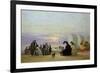 Beach Scene, Evening, 1864-Eugène Boudin-Framed Giclee Print
