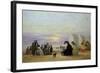 Beach Scene, Evening, 1864-Eugène Boudin-Framed Giclee Print