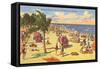 Beach Scene, Florida-null-Framed Stretched Canvas