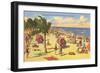Beach Scene, Florida-null-Framed Art Print