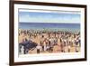 Beach Scene, Galveston, Texas-null-Framed Premium Giclee Print