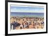 Beach Scene, Galveston, Texas-null-Framed Premium Giclee Print