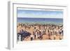 Beach Scene, Galveston, Texas-null-Framed Art Print