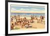 Beach Scene, Geneva-on-the-Lake, Ohio-null-Framed Premium Giclee Print