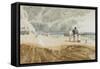 Beach Scene, Hastings-Joshua Cristall-Framed Stretched Canvas