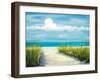 Beach Scene I-Julie DeRice-Framed Premium Giclee Print