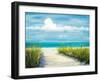 Beach Scene I-Julie DeRice-Framed Premium Giclee Print