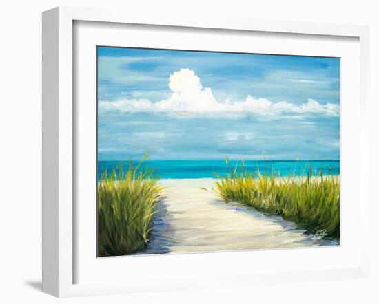 Beach Scene I-Julie DeRice-Framed Art Print