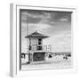 Beach Scene in Florida with a Life Guard Station-Philippe Hugonnard-Framed Premium Photographic Print