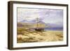 Beach Scene in North Wales-Robert Gallon-Framed Giclee Print