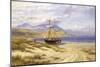 Beach Scene in North Wales-Robert Gallon-Mounted Giclee Print