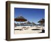 Beach Scene in the Tourist Zone of Sousse, Gulf of Hammamet, Tunisia, North Africa, Africa-Dallas & John Heaton-Framed Photographic Print