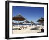 Beach Scene in the Tourist Zone of Sousse, Gulf of Hammamet, Tunisia, North Africa, Africa-Dallas & John Heaton-Framed Photographic Print