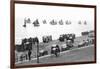 Beach Scene in Victorian England, Ca. 1900-null-Framed Photographic Print