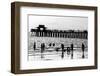 Beach Scene - Naples Florida Pier at Sunset-Philippe Hugonnard-Framed Photographic Print