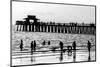 Beach Scene - Naples Florida Pier at Sunset-Philippe Hugonnard-Mounted Photographic Print