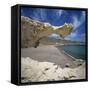 Beach Scene, Near San Jose, Cabo de Gata, Costa de Almeria, Andalucia, Spain, Europe-Stuart Black-Framed Stretched Canvas