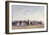 Beach Scene Near Trouville, C.1863-66-Eugène Boudin-Framed Giclee Print