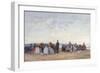 Beach Scene Near Trouville, C.1863-66-Eugène Boudin-Framed Giclee Print