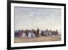 Beach Scene Near Trouville, C.1863-66-Eugène Boudin-Framed Giclee Print