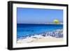 Beach Scene, Nice, Alpes Maritimes-Amanda Hall-Framed Photographic Print