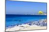 Beach Scene, Nice, Alpes Maritimes-Amanda Hall-Mounted Photographic Print