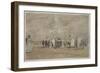 Beach Scene No.1, C.1880 (W/C & Graphite on Paper)-Eugene Louis Boudin-Framed Giclee Print