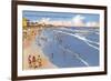 Beach Scene, Ocean City, New Jersey-null-Framed Premium Giclee Print