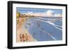 Beach Scene, Ocean City, New Jersey-null-Framed Art Print