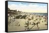 Beach Scene, Oceanside, California-null-Framed Stretched Canvas