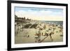 Beach Scene, Oceanside, California-null-Framed Art Print