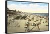 Beach Scene, Oceanside, California-null-Framed Stretched Canvas