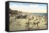 Beach Scene, Oceanside, California-null-Framed Stretched Canvas