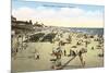 Beach Scene, Oceanside, California-null-Mounted Premium Giclee Print