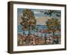 Beach Scene (Oil on Canvas)-Maurice Brazil Prendergast-Framed Giclee Print