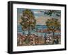 Beach Scene (Oil on Canvas)-Maurice Brazil Prendergast-Framed Giclee Print