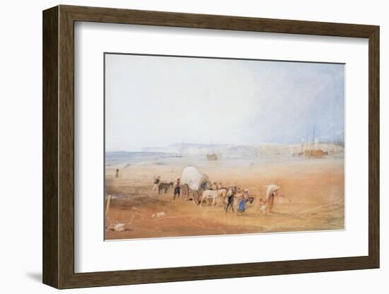 Beach Scene on the South Coast-J M W Turner-Framed Giclee Print