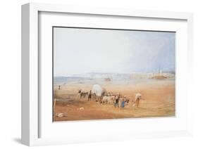 Beach Scene on the South Coast-J M W Turner-Framed Giclee Print