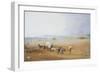 Beach Scene on the South Coast-J. M. W. Turner-Framed Giclee Print